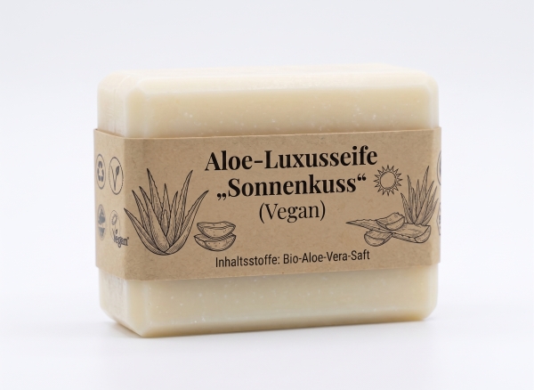 Aloe-Luxusseife „Sonnenkuss“ (Vegan)