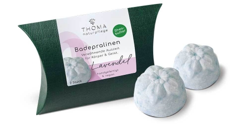 Handgemachte Badepralinen mit Lavendel – Nachhaltige Schweizer Naturkosmetik