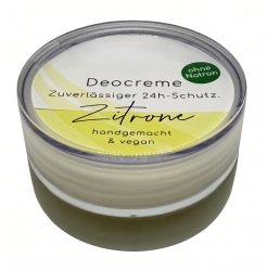 Handgemachte Deocreme Zitrone – Nachhaltige Schweizer Naturkosmetik
