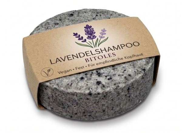 Festes Lavendel-Shampoo (Vegan) – Beruhigende Pflege für empfindliche Kopfhaut