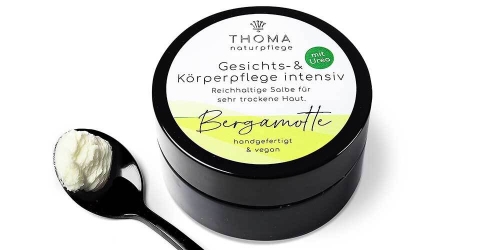 Handgemachte Pflege-Lotion für sehr trockene Haut- mit Bergamotteöl – Nachhaltige Schweizer Naturkosmetik