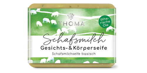 Handgemachte Schafsmilchseife mit Hanföl 