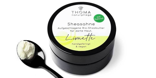 Handgemachte Sheasahne Limette – Nachhaltige Schweizer Naturkosmetik