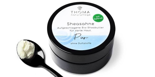 Handgemachte Sheasahne Pur - ohne Duftstoffe - für Allergiker – Nachhaltige Schweizer Naturkosmetik