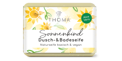Handgemachte Aloe-Luxusseife Sonnenkind – Nachhaltige Schweizer Naturkosmetik