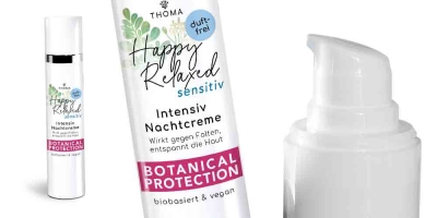 Handgemachte Happy Relaxed! Nachtcreme 60plus mit Myralys und Ceramiden – Nachhaltige Schweizer Naturkosmetik