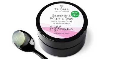 Handgemachte Pflegebalsam mit Pflaumenkernöl und Mandelöl- vegan – Nachhaltige Schweizer Naturkosmetik