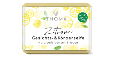 Handgemachte Zitronenseife mit nativer Sheabutter und Bio-Hanföl- vegan – Nachhaltige Schweizer Naturkosmetik